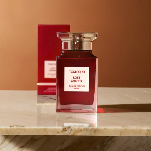 Tom Ford Lost Cherry – Originalflakon als Duftillustration